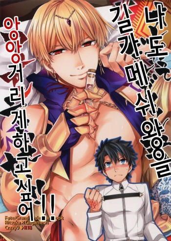 [Crazy9 (Ichitaka)] Ore Datte Gilgamesh Ou o Anan Iwasetai!! | 나도 현왕님을 앙앙거리게 하고 싶어!! (Fate/Grand Order) [Korean] [2017-06-30] cover