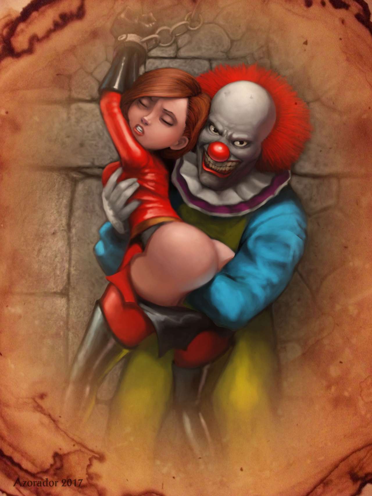 Mrs. Incredible in Attack of the Clowns! page 5 full