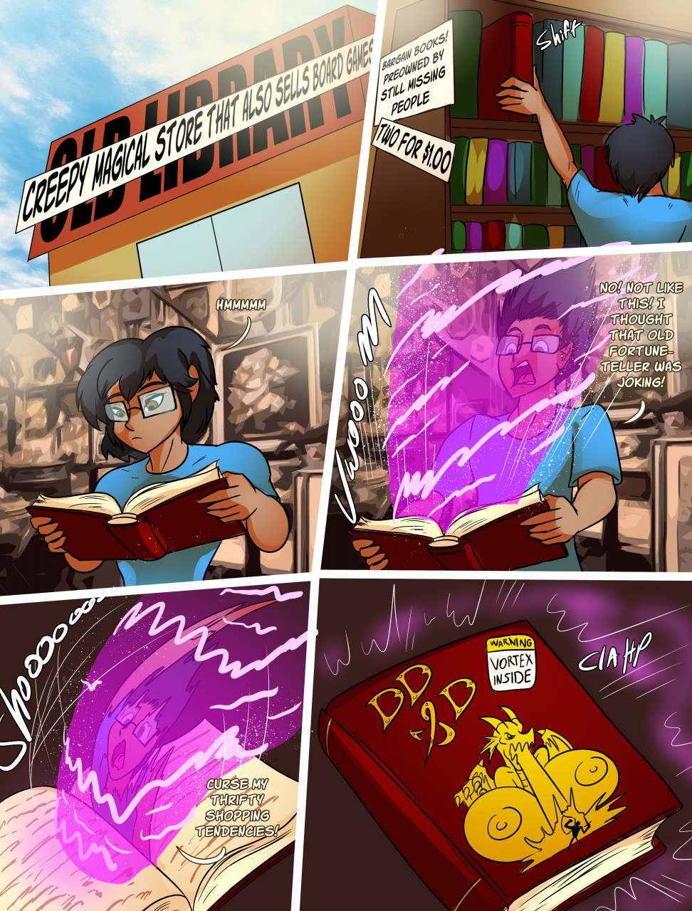 Icy Foxy: DD&D page 1 full