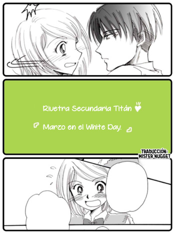 [(仁希くらら@Ｌａｚｕｌｉｔｅ)] Rivetra Secundaria Titán - 『Marzo en el White Day ♪』 (Shingeki no Kyojin) [Spanish] [Mr. Nugget] cover