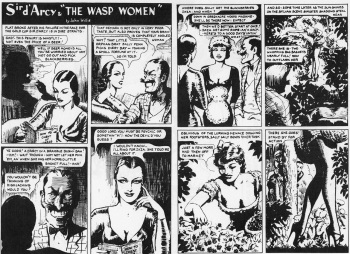 [John Willie] Sweet Gwendoline - The Wasp Woman cover