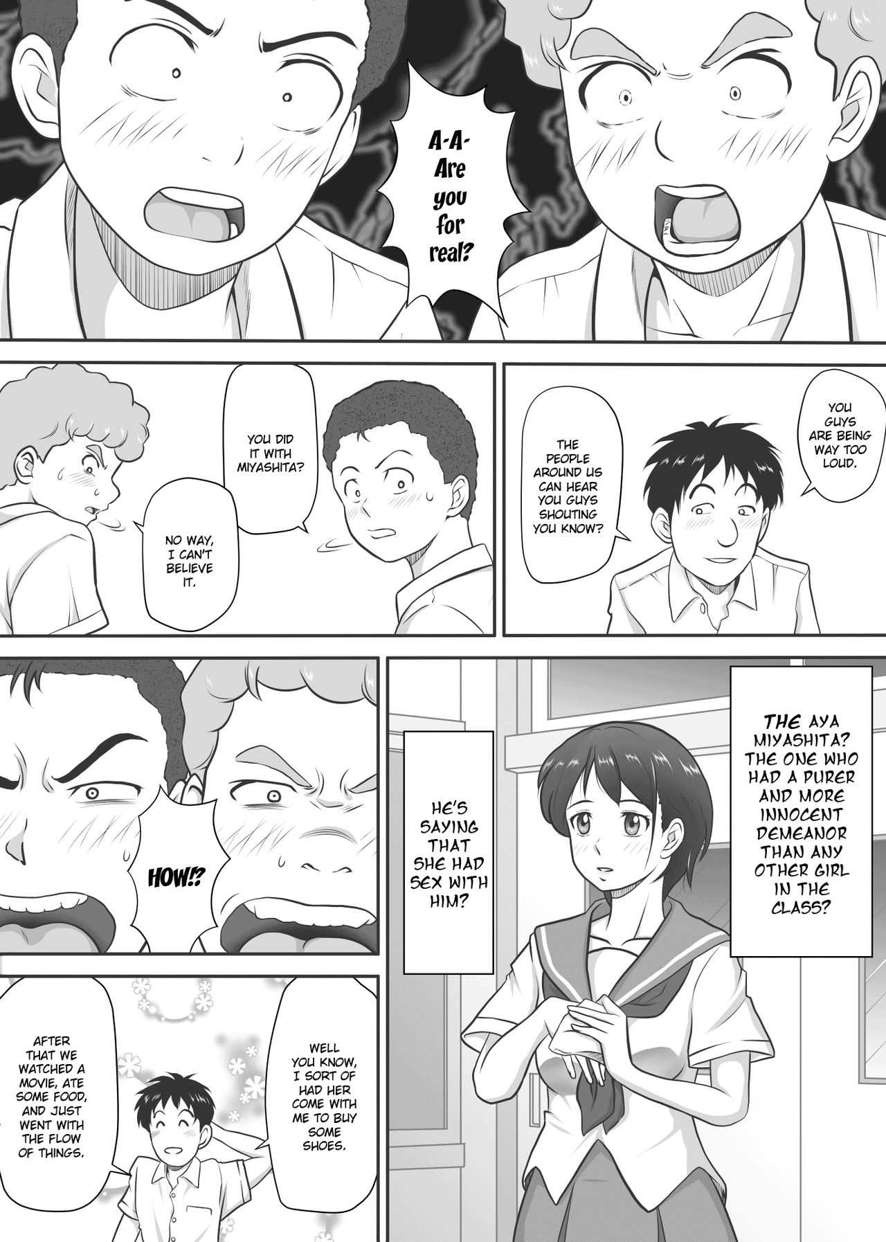 Amarimono - Doutei Shojo o Sotsugyou shiteiku Doukyuusei-tachi - | Leftovers - Classmates who lost their Virginity - page 3 full