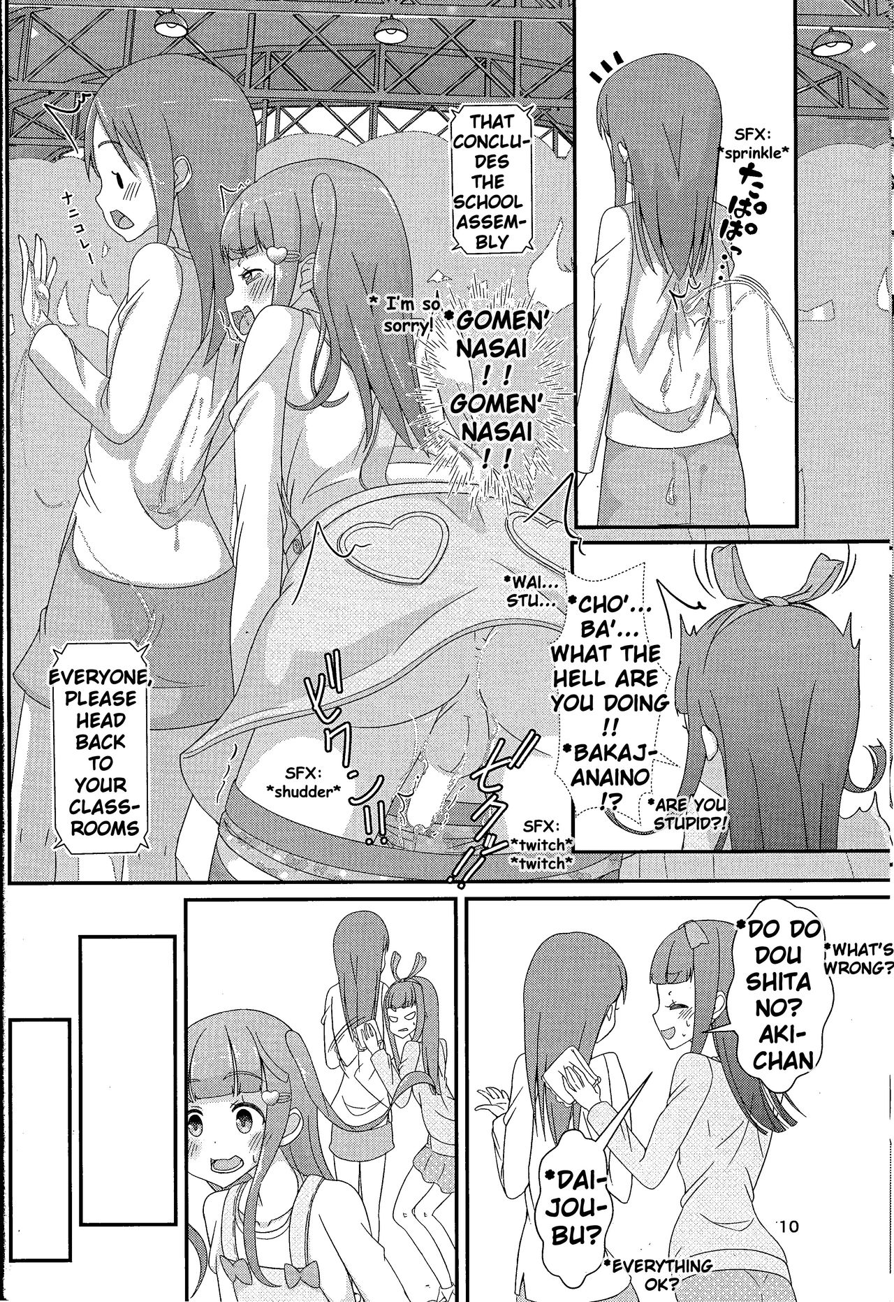 Sensei! Kounai de "Jojisou" Shitemite! | Teacher! Try dressing up as a girl in school! page 11 full