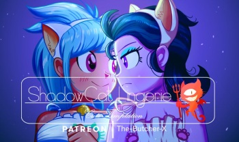 (The-butcher-x) ShadowCat Lingerie Extra (Equestria Girls) cover