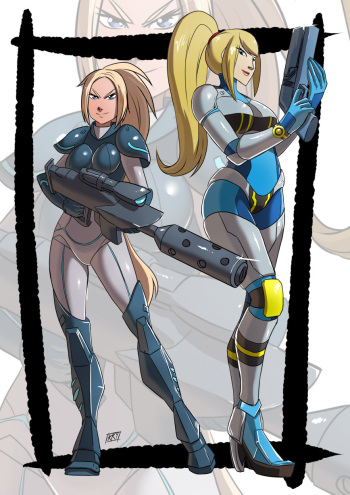 [Kukuruyo] Samus and Tails (Metroid) [Ongoing] cover