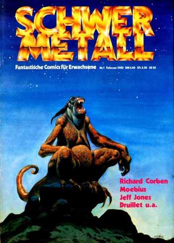 Schwermetall #001 [German] cover