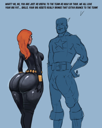 [Shiin] Black Widow and one of her informants (Avengers) cover
