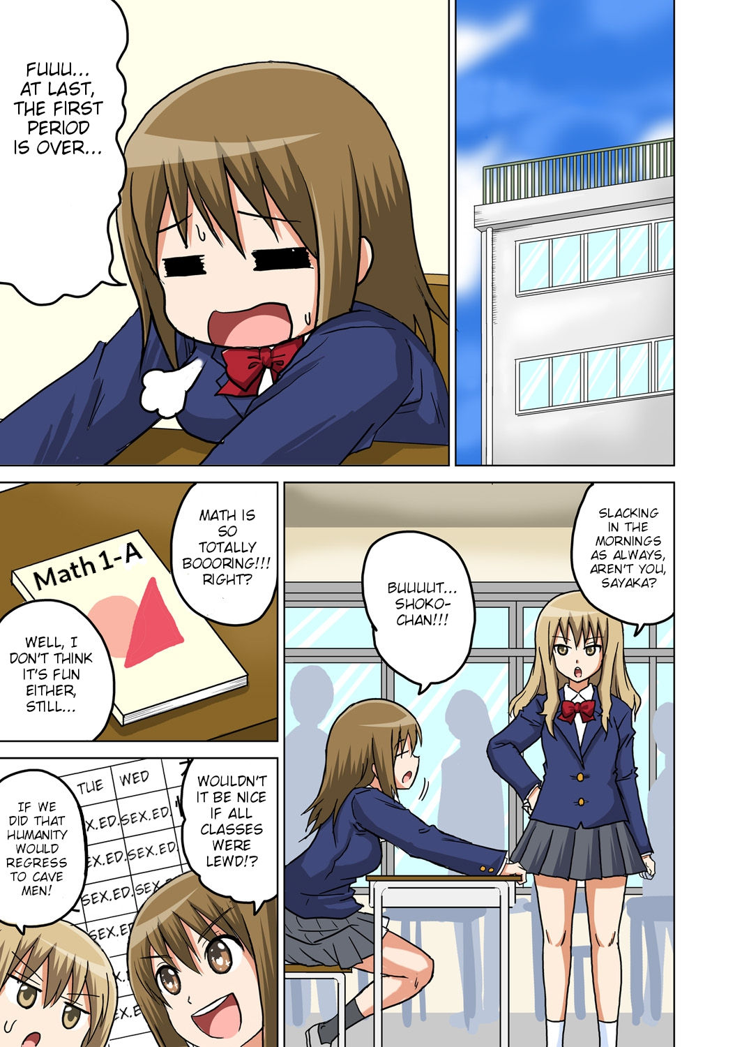 Classmate to Ecchi Jugyou Ch. 3 page 2 full