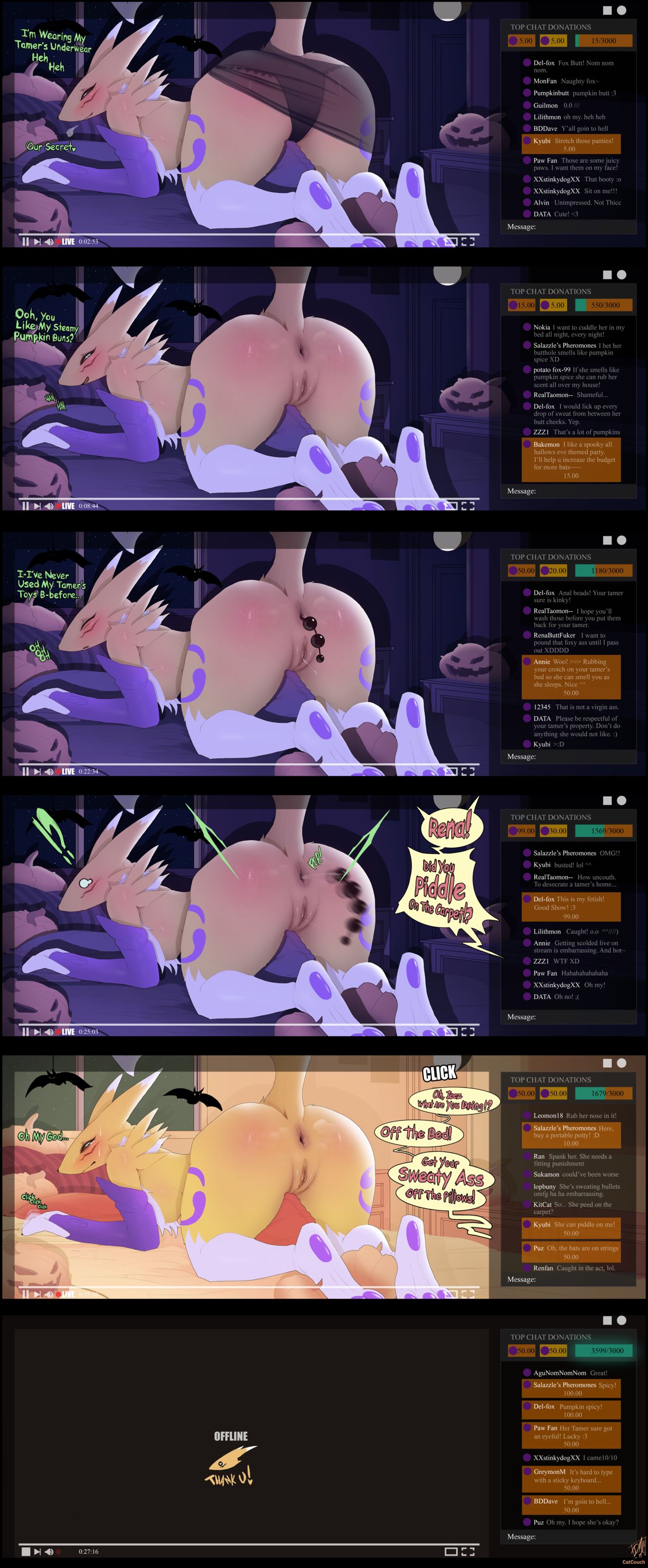 Rena Halloween Stream Female page 1 full