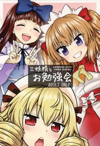(C93) [110-GROOVE (Itou Yuuji)] Sanyousei to Obenkyoukai | Learning With Three Fairies (Touhou Project) [English] [MegaFagget] cover