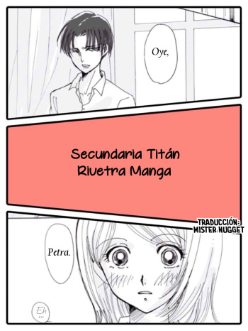 [(仁希くらら@Ｌａｚｕｌｉｔｅ)] Secundaria titán- Rivetra manga (Shingeki no Kyojin) [Spanish] [Mr. Nugget] cover