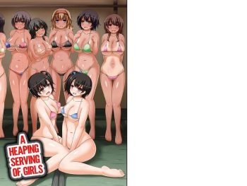 [DL Mate] Musume Tenkomori ~ Haramase Houdai! Kozukuri SEX Shima e Youkoso! Harem! Harem! | A Heaping Serving of Girls [English] [Decensored] cover