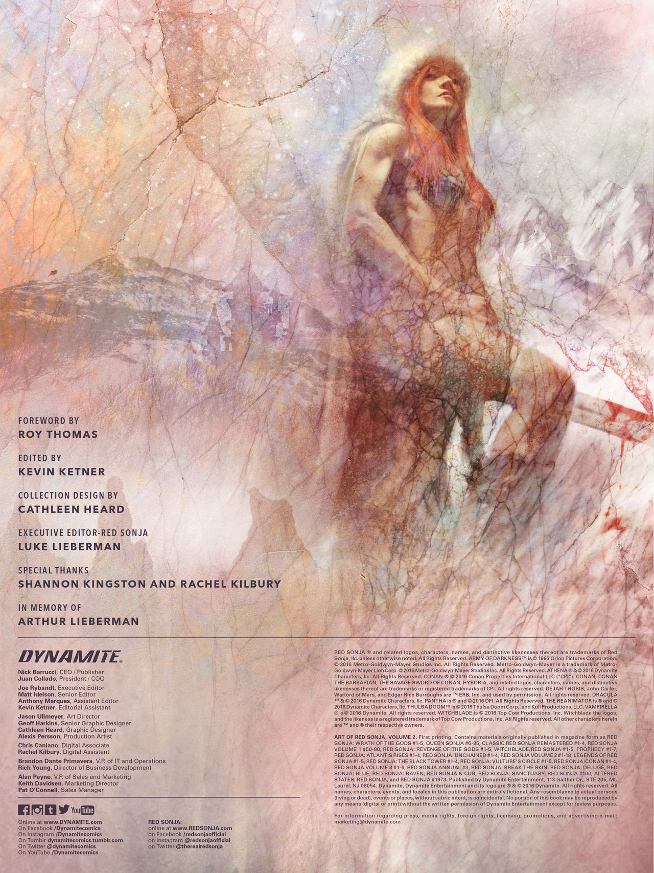 The Art of Red Sonja - Volume 2 page 3 full