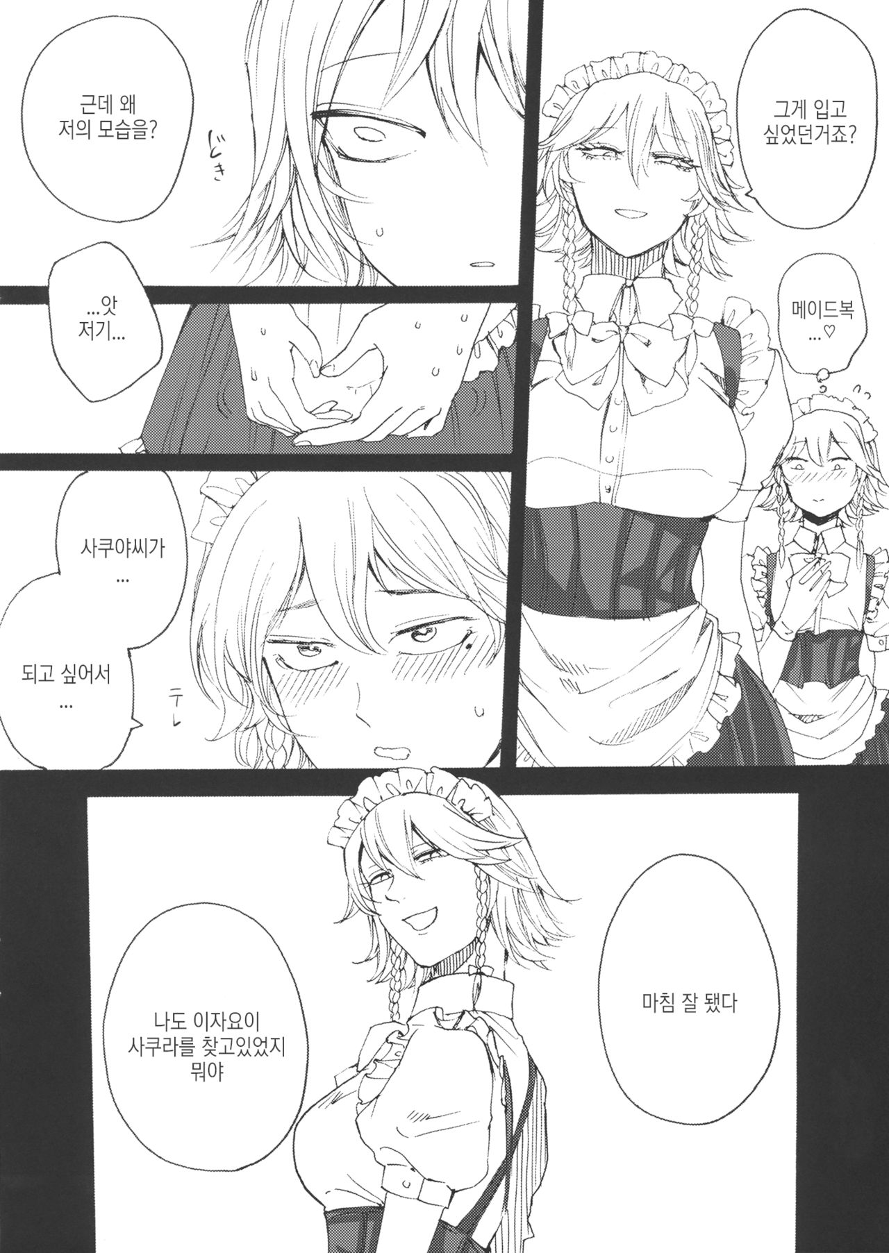 Boku wa Izayoi Sakuya ni Naritai | 나는 이자요이 사쿠야가 되고 싶다 page 6 full