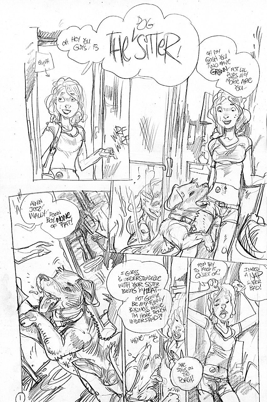 The Dog Sitter page 1 full