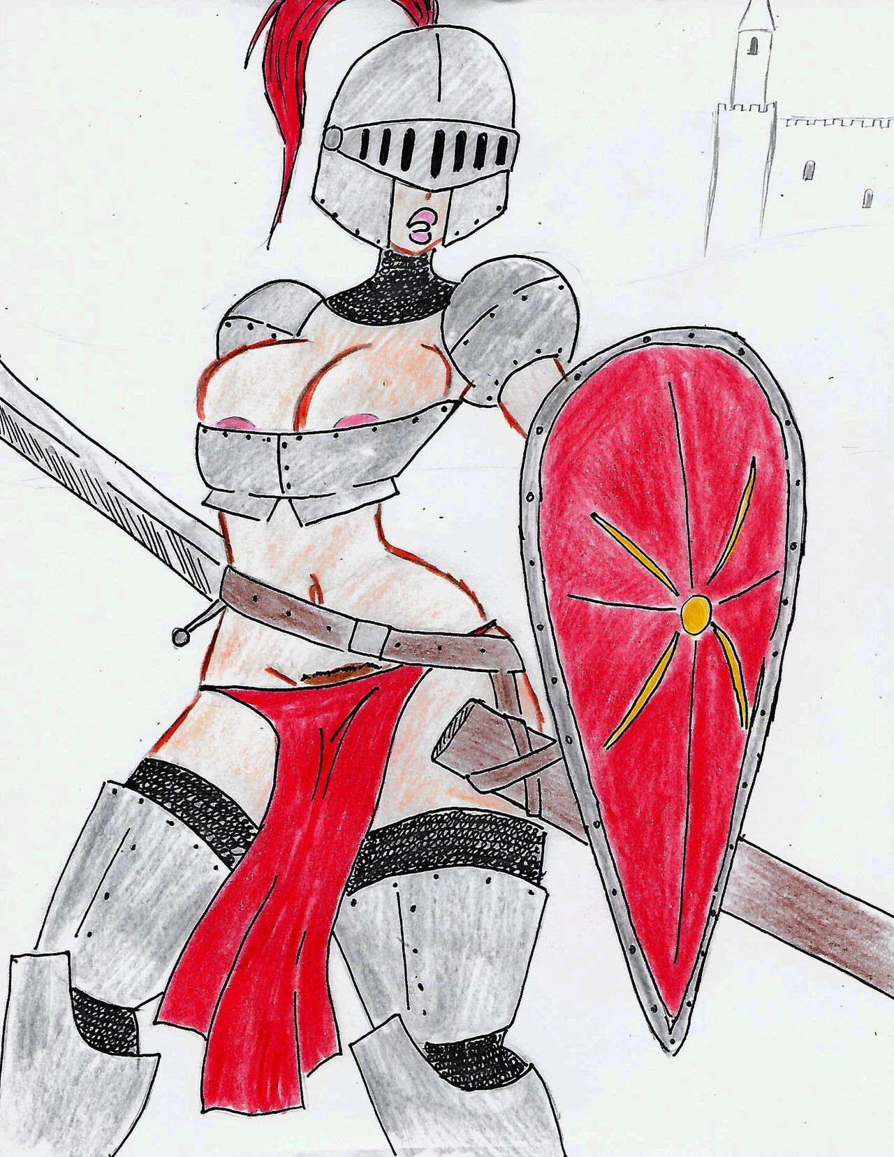 minotaur vs Amazons page 12 full