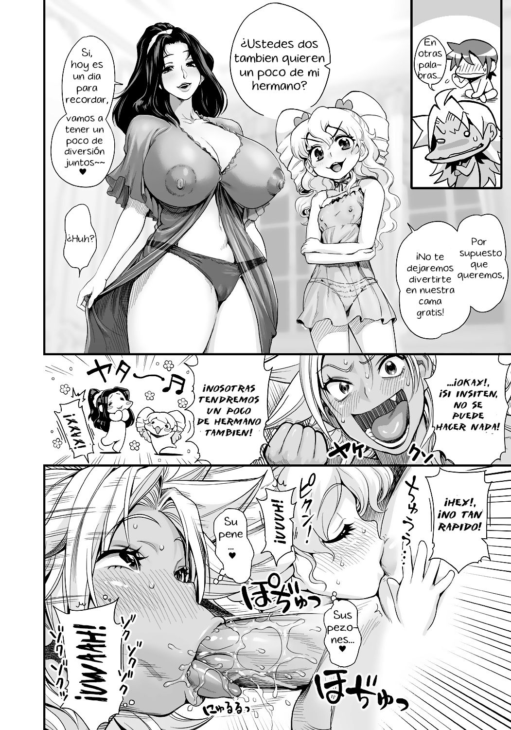 Energy Kyo-ka!! ~Bakunyuu JK. Gachizeme Hatsujouchuu!~ Shinshou Kaimaku! Zengo Mankitsu Jealousy 4P kara no Love Love Daienjou! page 8 full