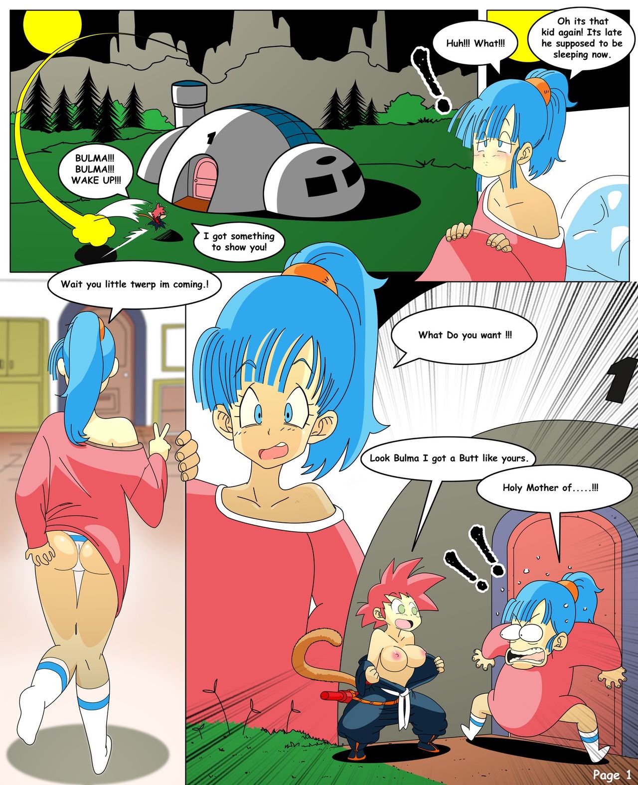 Dragon Ball Yamete: Goku Onna Saga page 5 full