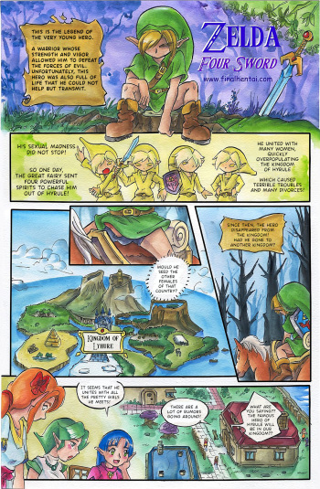 [Passage] Zelda Four Sword [English] cover