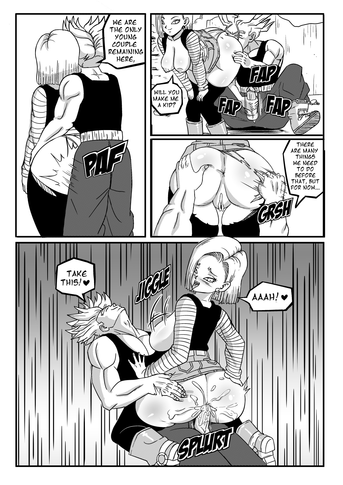 Android 18 Stays in the Future page 11 full