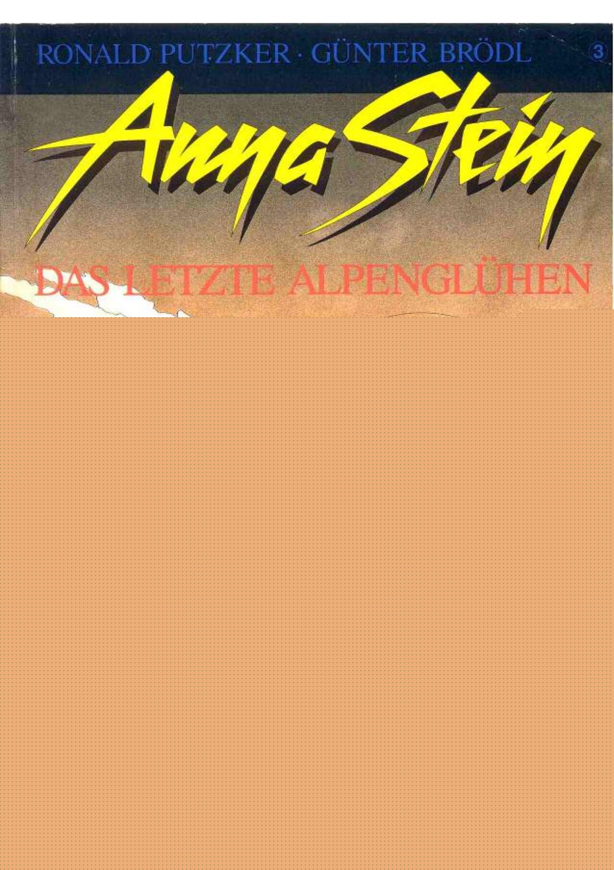 Anna Stein #03 : Das letzte Alpenglühen page 1 full
