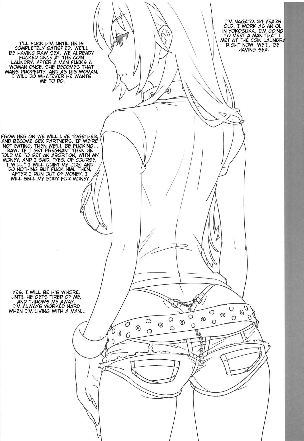 Sennou Sareta Nagato wa Tada no Onna ni Naru | Nagato Get's Brainwashed and Becomes Just a Woman page 4 full