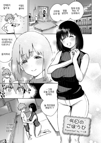 [OneFes Jikkou Iinkai (Herio)] Kyou no Gohoubi (Onetopia SWEET) [Korean] [Digital] cover