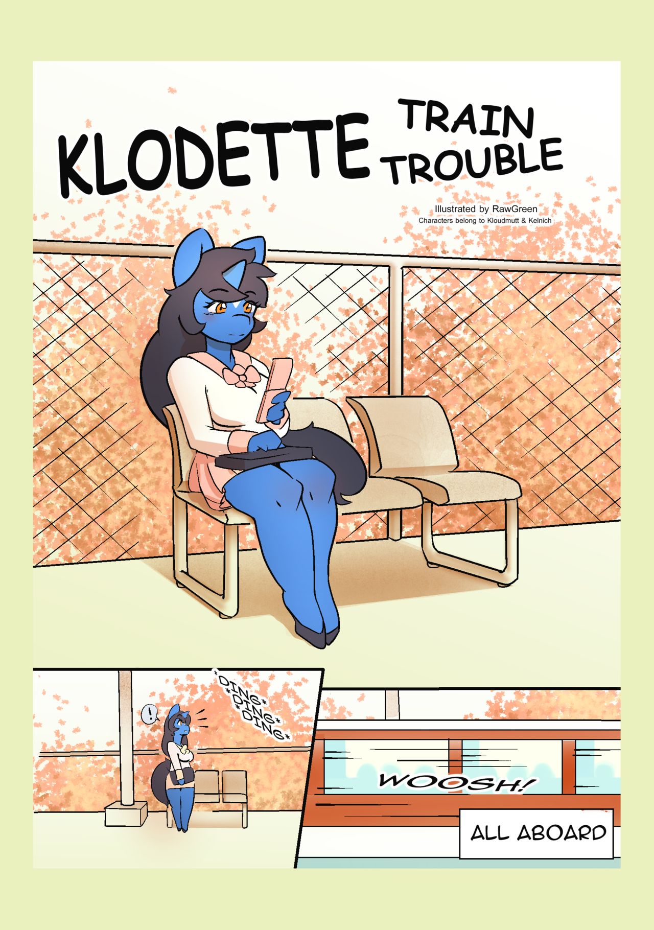 Klodette Train Trouble page 1 full