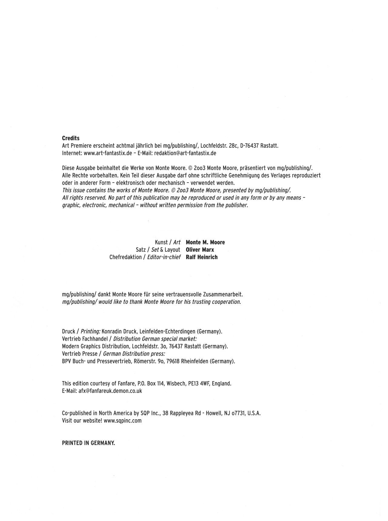 Art Premiere  #09 - Monte M. Moore page 4 full