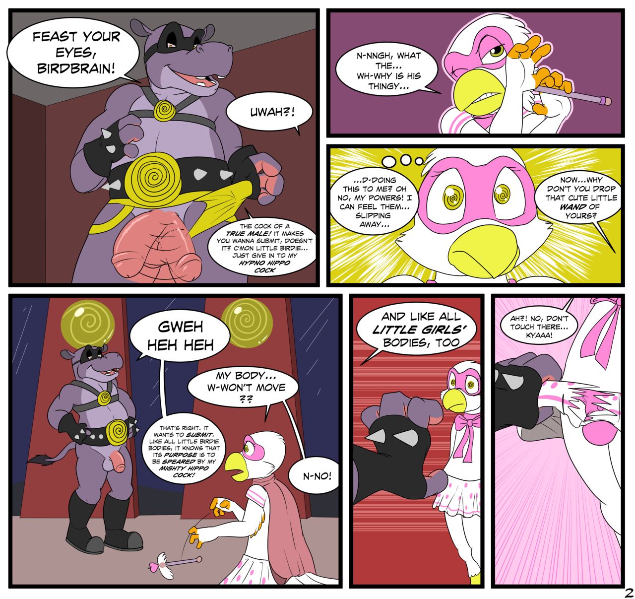 Captain Flurry and the Hypno Hippo! - Page 3 - Comic Porn XXX