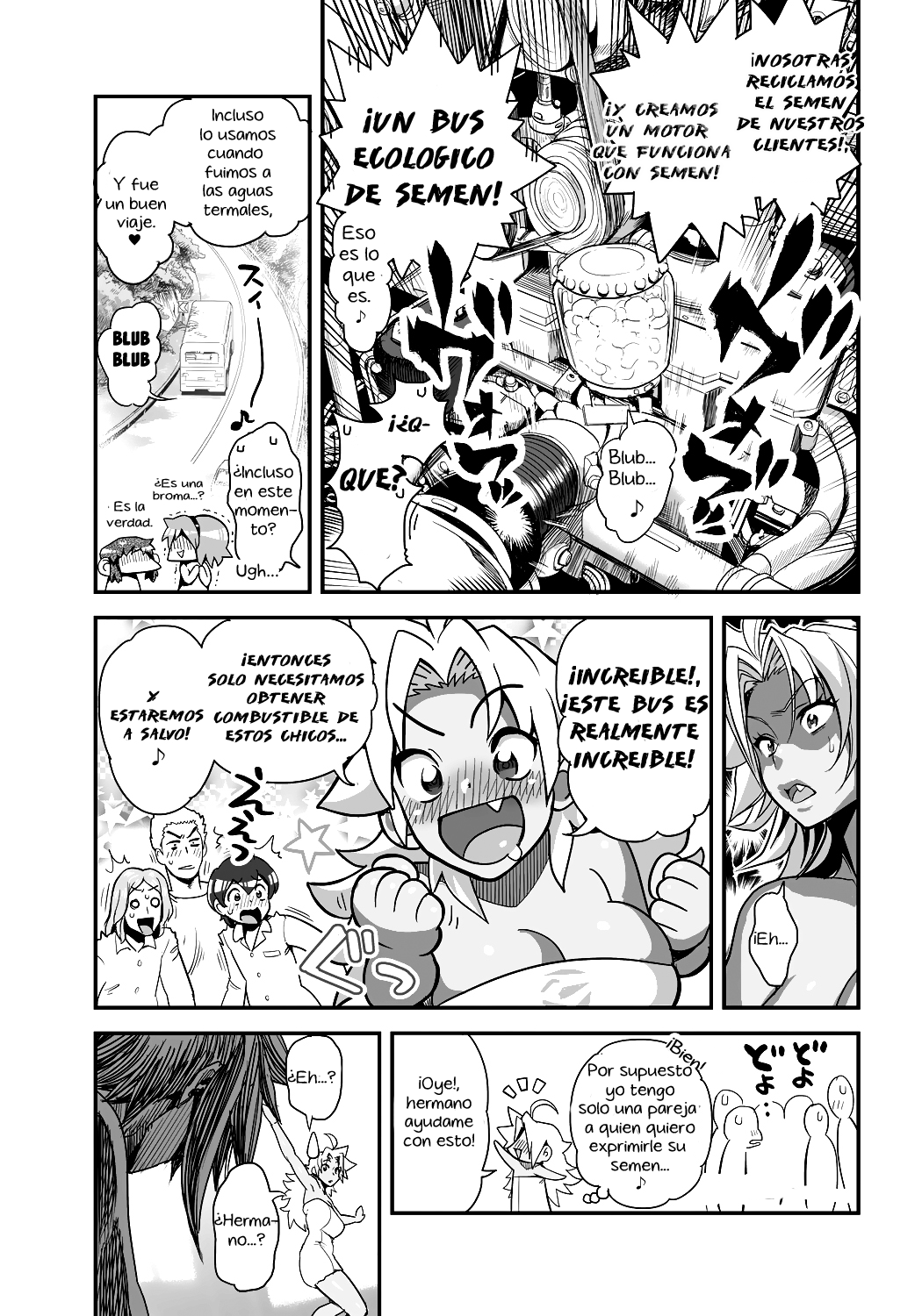 Energy Kyo-ka!! ~Bakunyuu JK. Gachizeme Hatsujouchuu!~ Chou Pinch! Tonda Ero Bus Dai Shissou! Zenra Jousha de Nukitsu Nukaretsu!? page 7 full