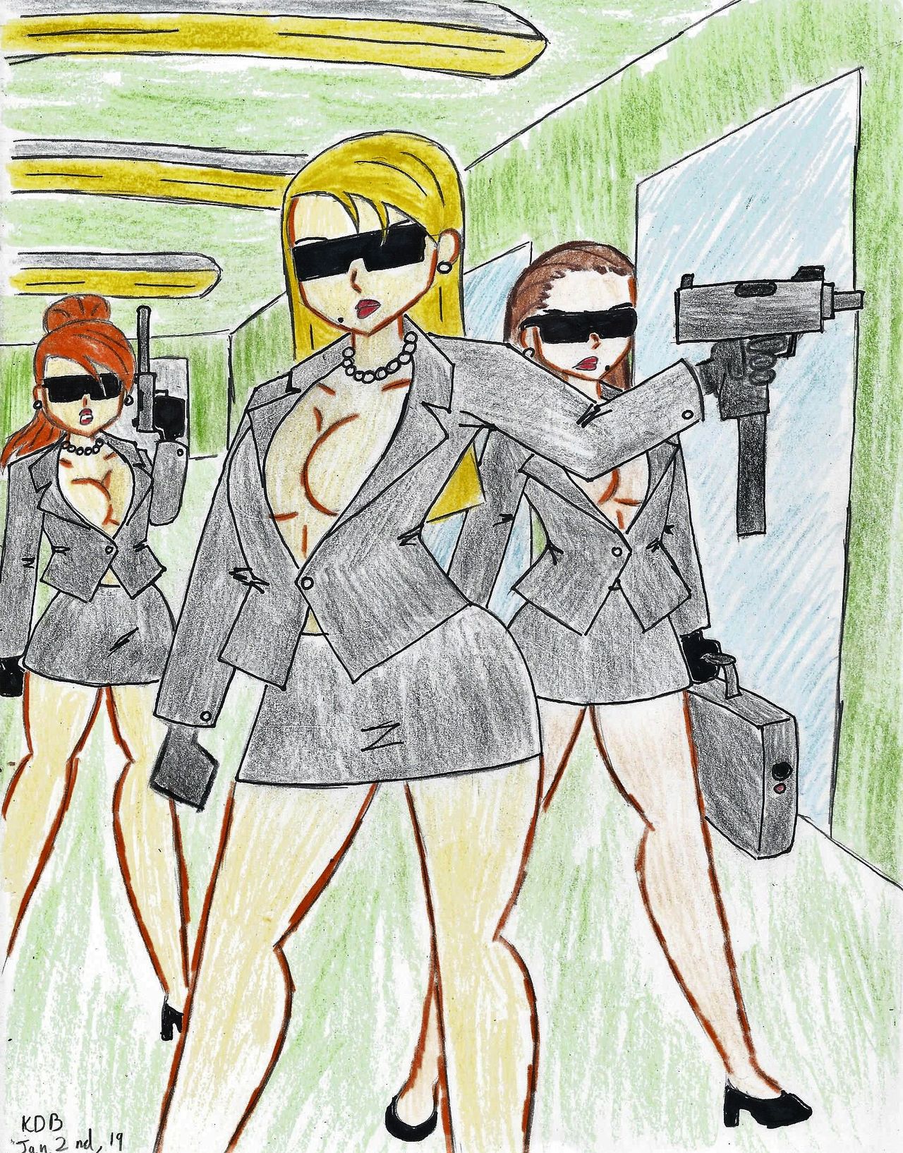 James Foxx and the Spy girls page 1 full