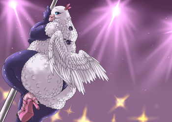 (Kemoket 4) [Imomushi Kyouiku Madoguchi (Bubonic)] Hato Oku-sama no Late Show [Spanish] cover