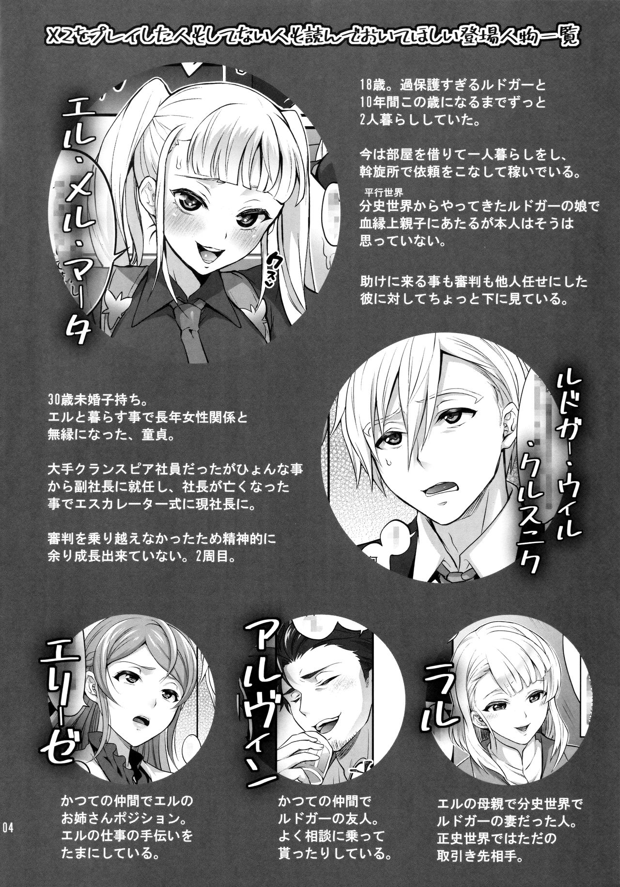 Otona ni Natte mo Kawarazu Futanari Elle ni Furimawasareru! page 3 full