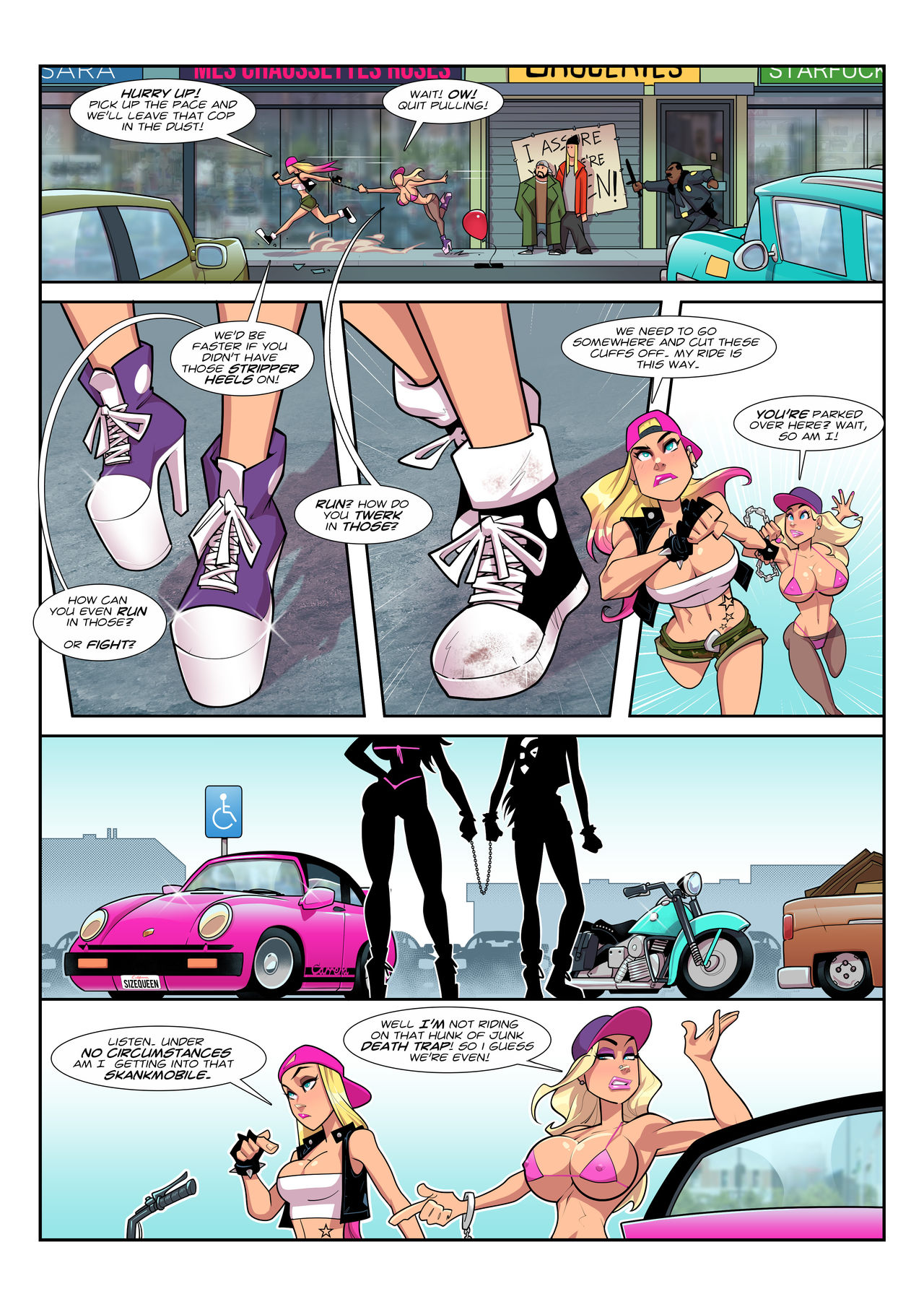 Jen And Amber Don't Get Along! page 3 full