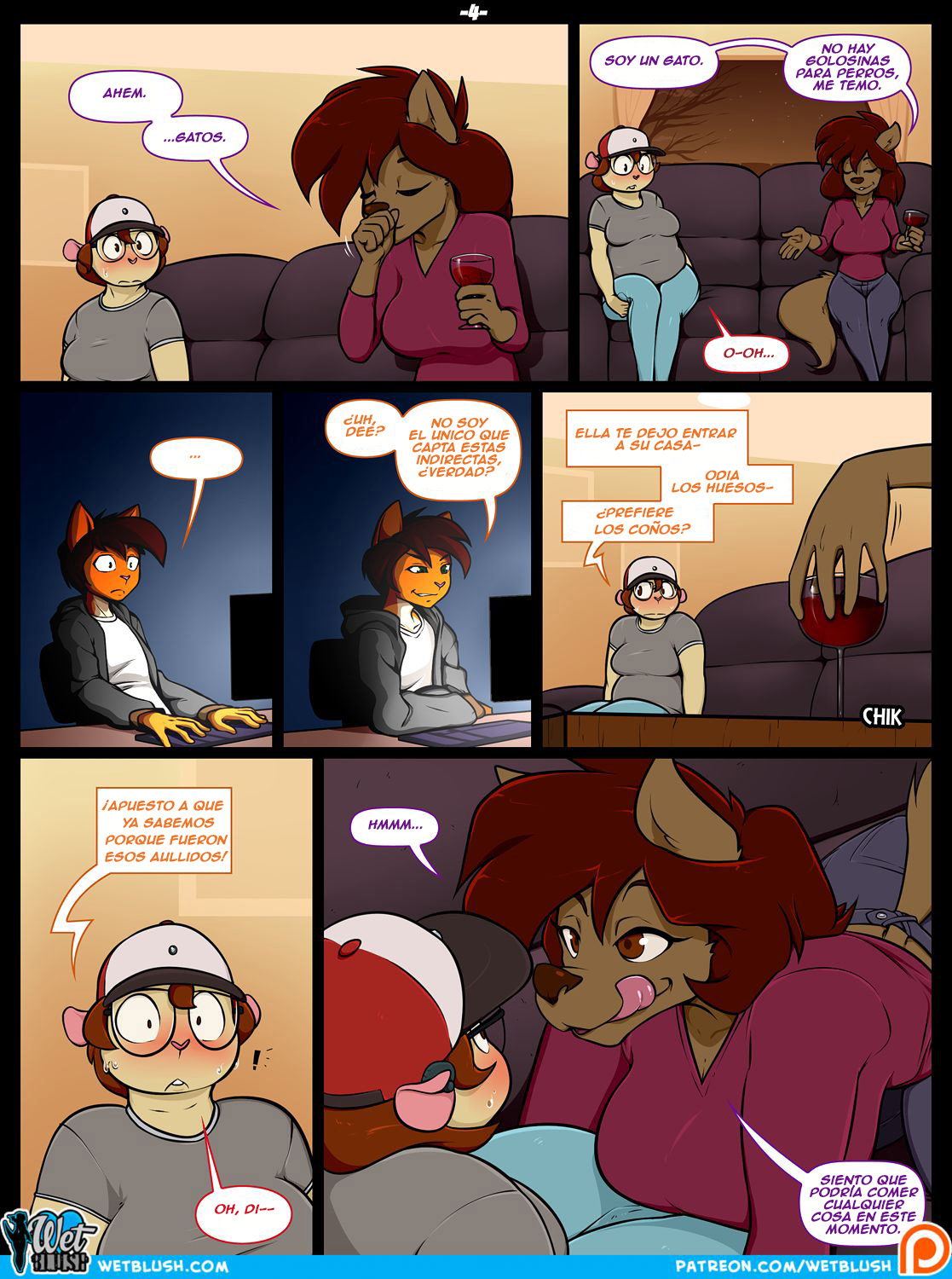 She's a Werewolf! page 4 full