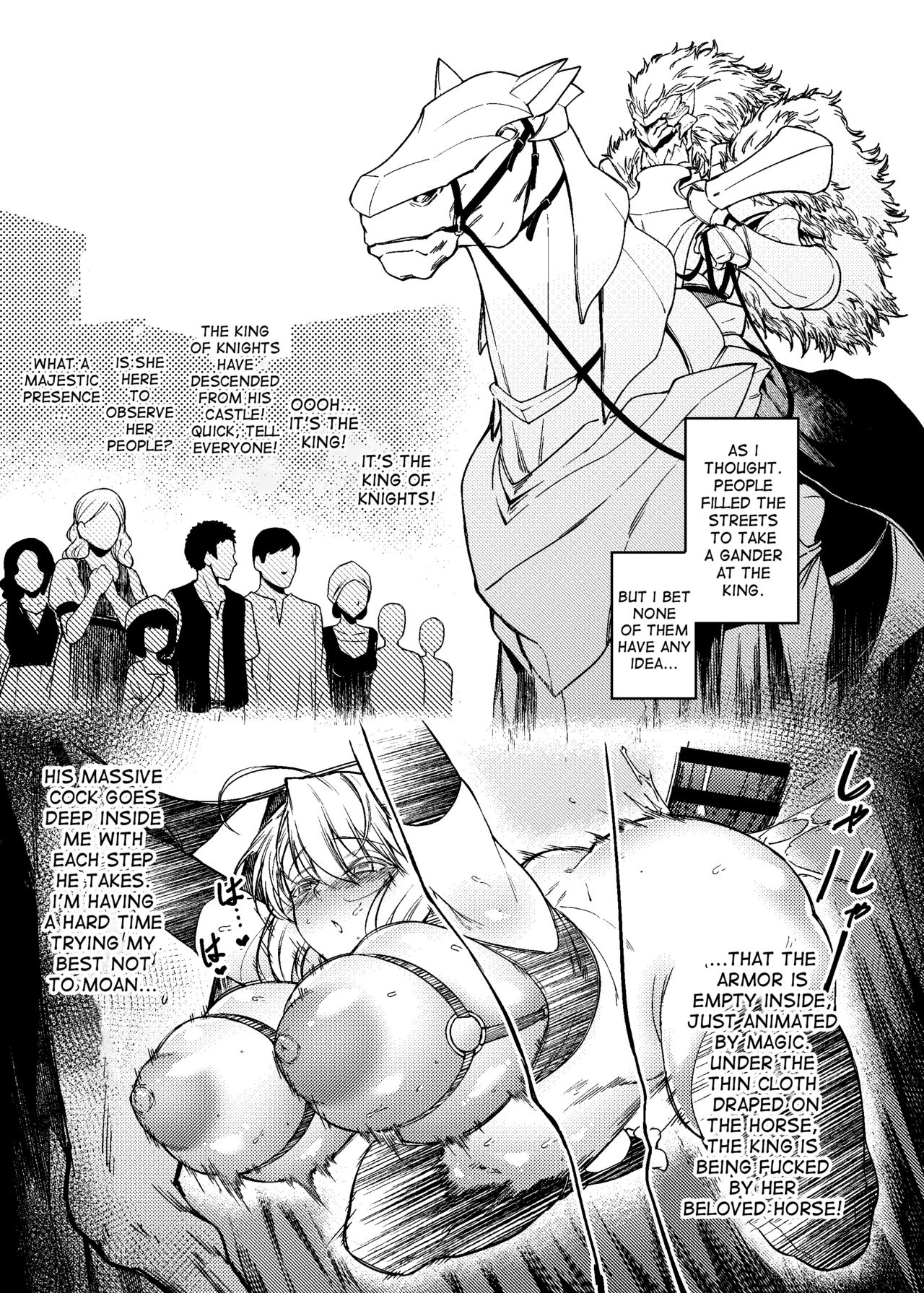 Hakuba ni Norareru Kishi 3 | White Horse Riding a Knight 3 page 9 full
