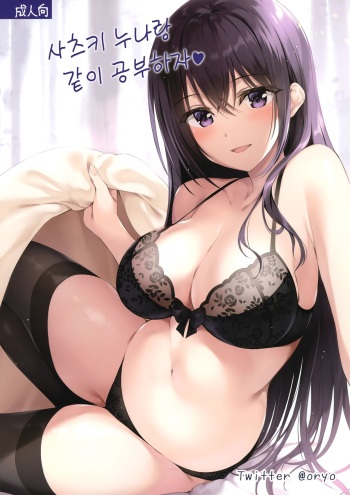 (C97) [P:P (Oryou)] Satsuki Onee-chan to Issho ni Benkyou Shiyo | 사츠키 누나랑 같이 공부하자 [Korean] cover