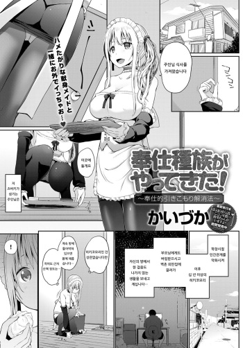 [Kaiduka] Houshi Shuzoku ga Yattekita! ~Houshiteki Hikikomori Kaishohou~ (COMIC Anthurium 2019-05) [Korean] [Digital] cover