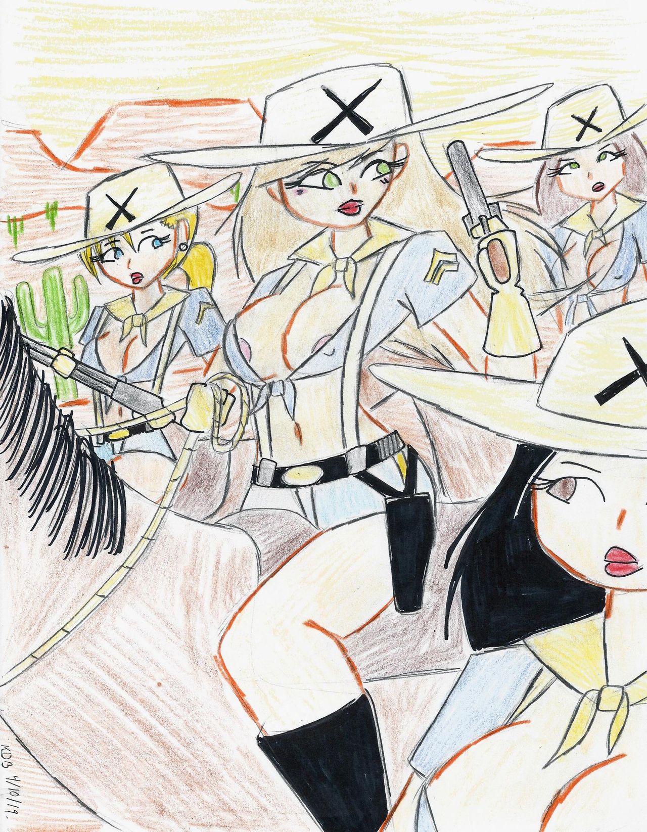 Cowgirls vs Indians page 1 full