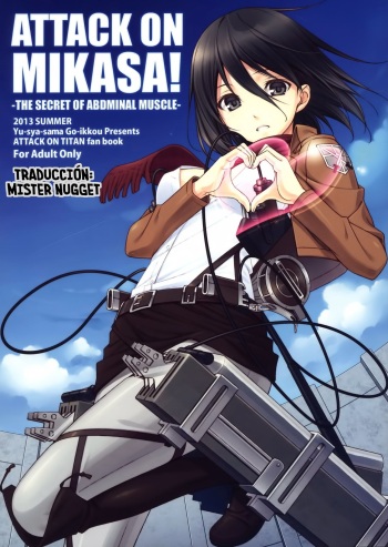 (C84) [Yuusha-sama Go-ikkou (Nemigi Tsukasa)] ATTACK ON MIKASA (Shingeki no Kyojin) [Spanish] [Mr. Nugget] cover