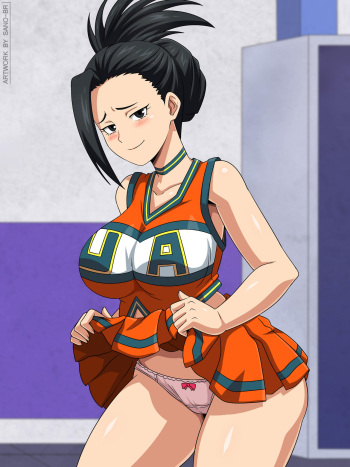 Yaoyorozu Momo (MHA) Cheerleader by Sano-BR cover