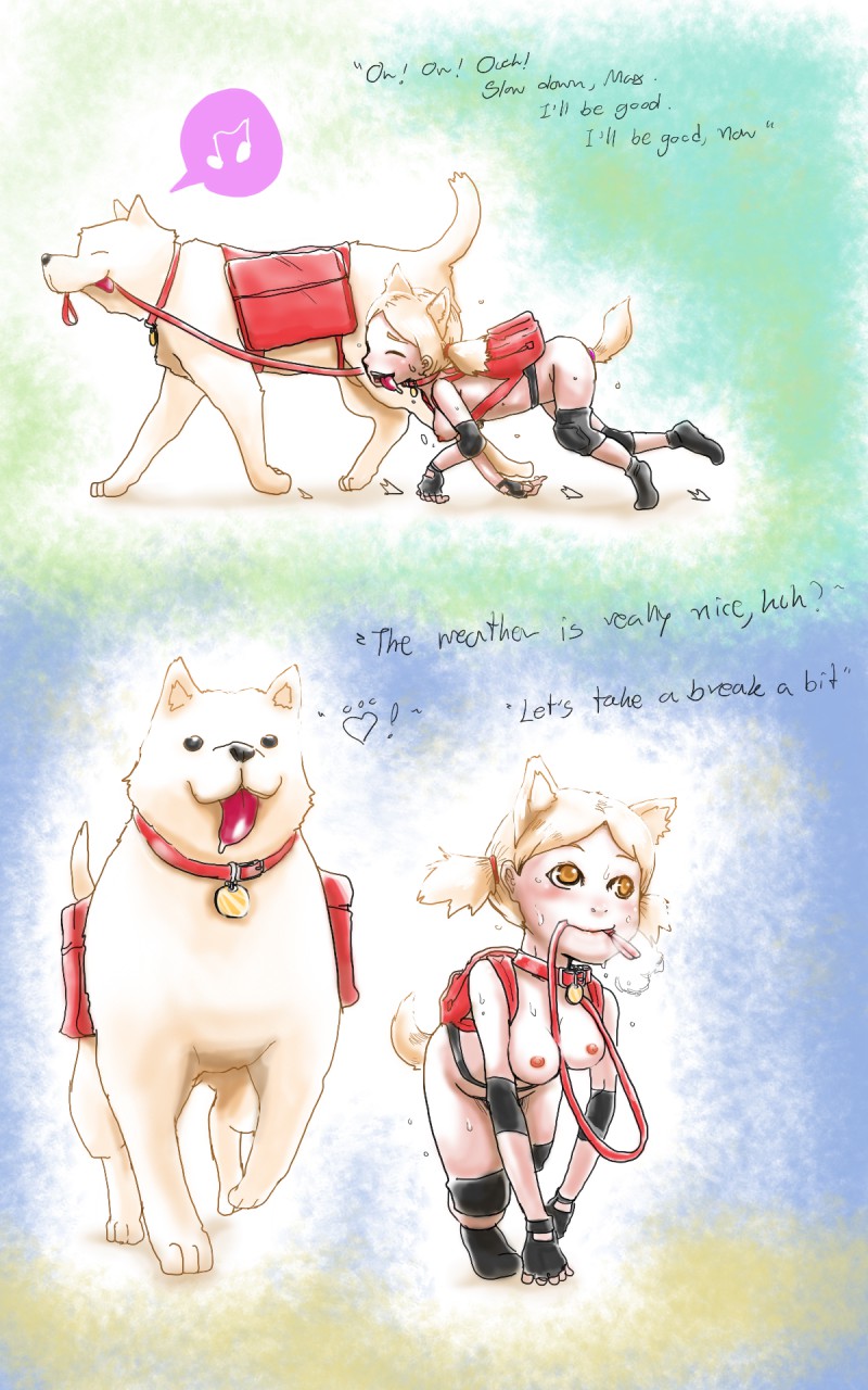 Girl & Her Dog page 3 full