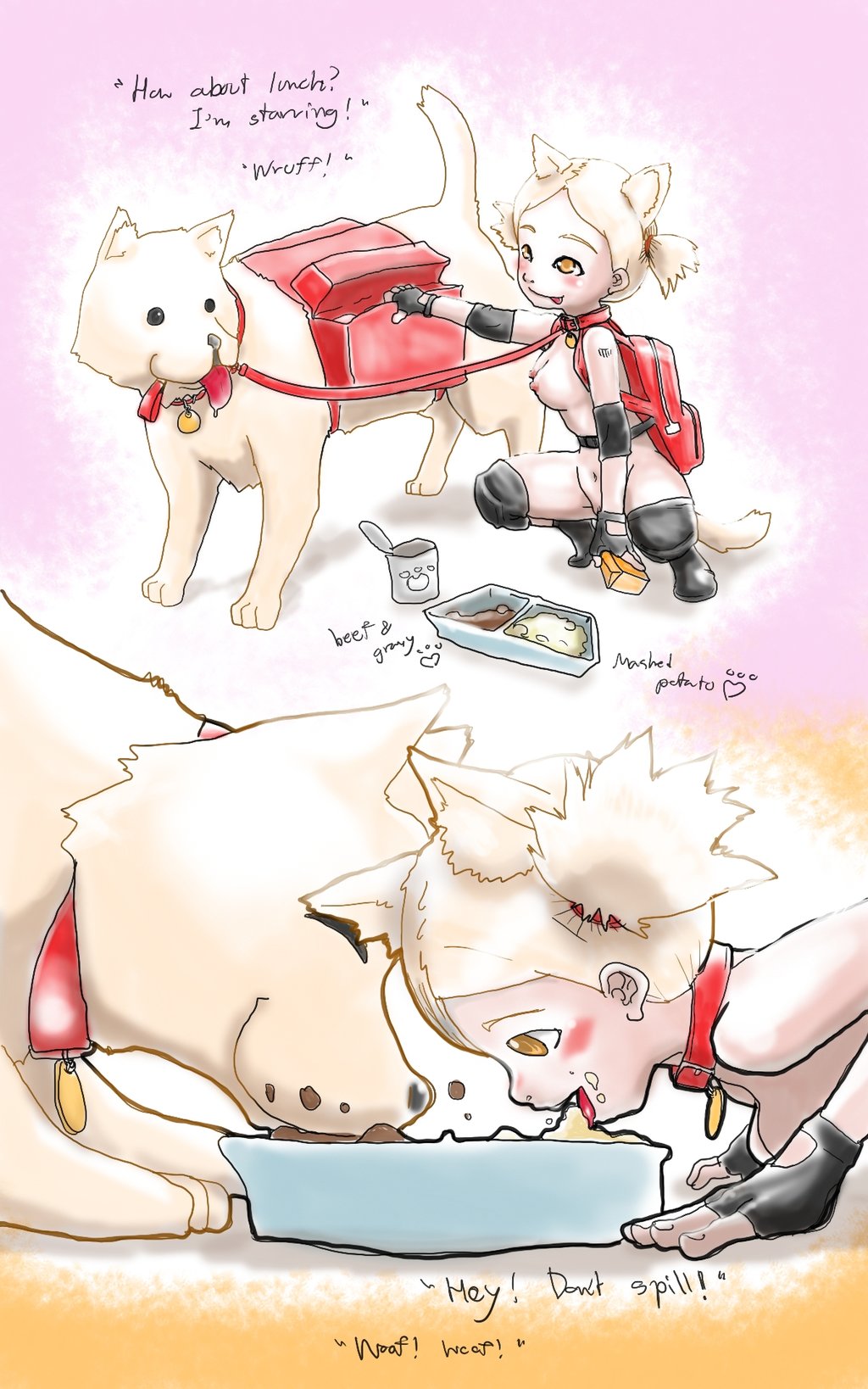 Girl & Her Dog page 4 full