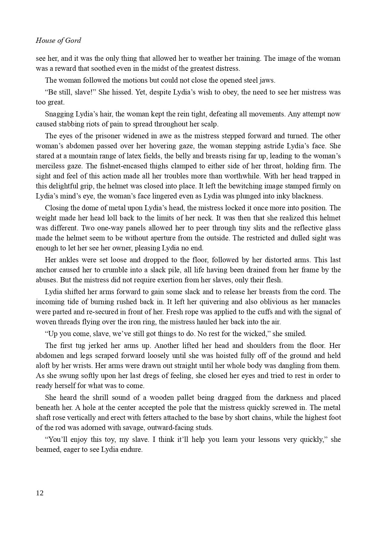 House of Gord BD-032 - Bondage Palace page 11 full