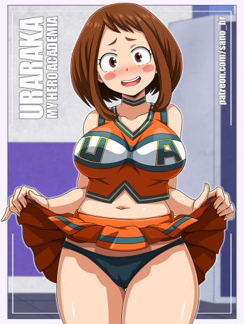 Ochako Uraraka (MHA) Cheerleader by Sano-BR cover