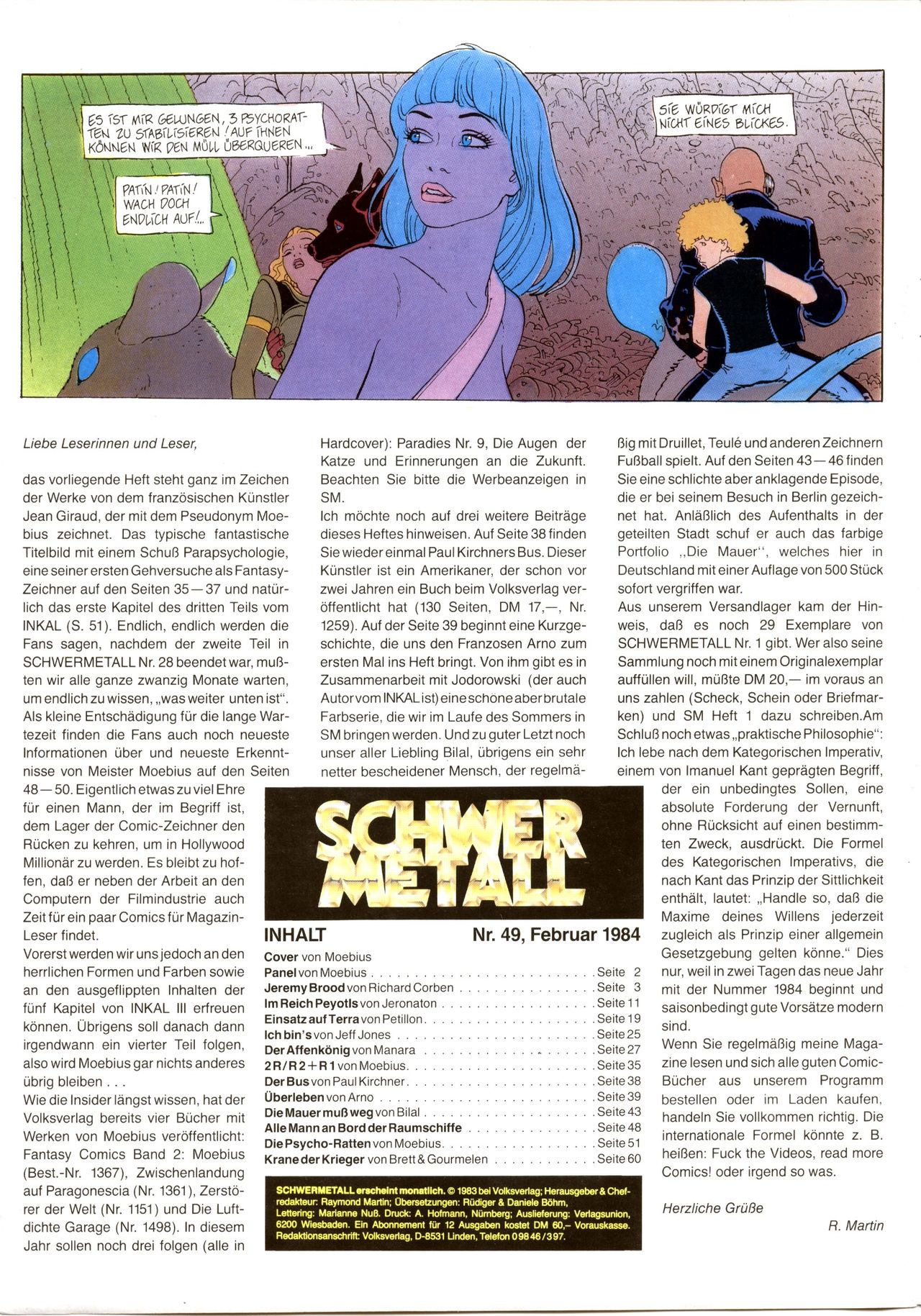 Schwermetall #049 page 2 full