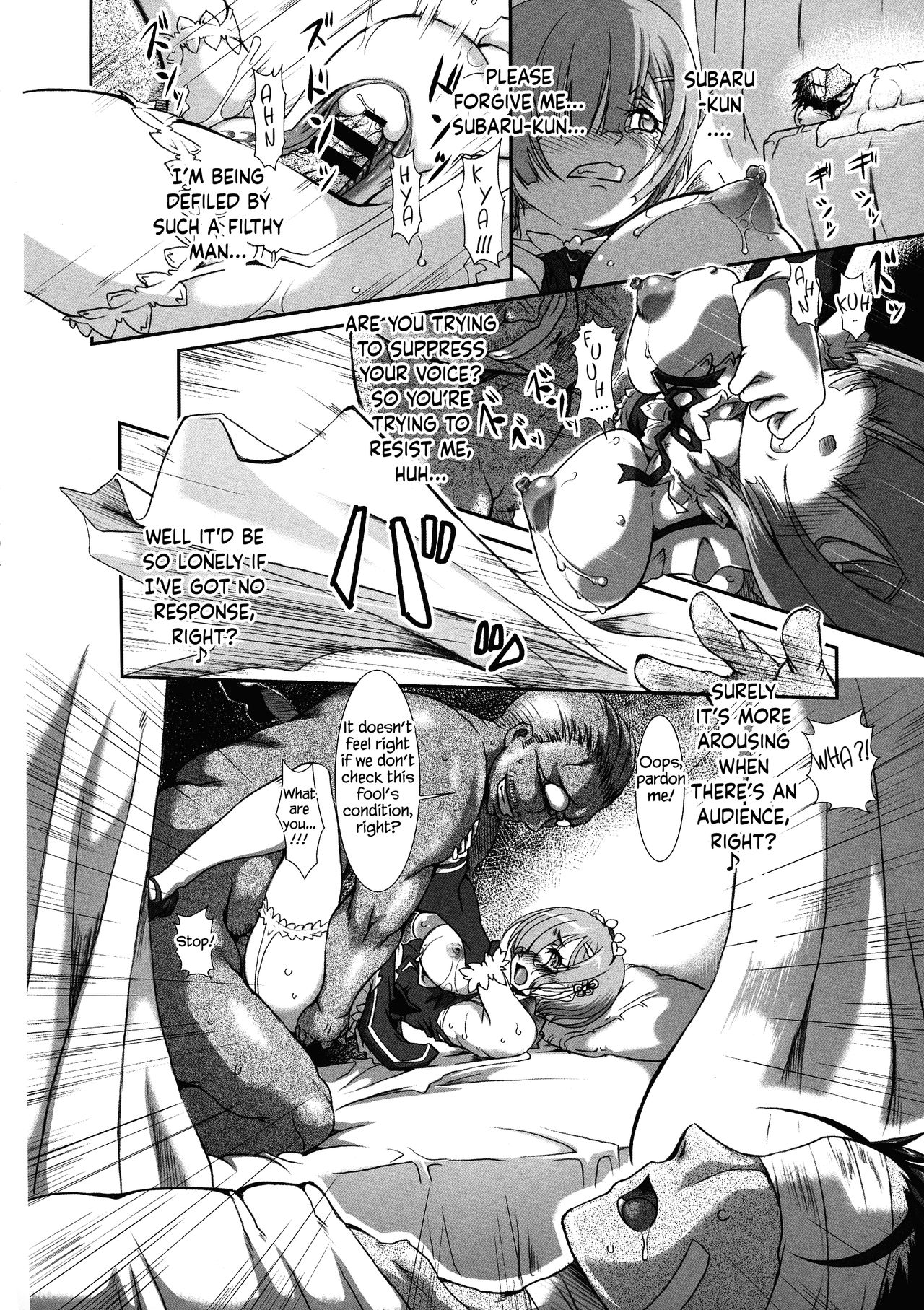 Rem - Danshou - Natsuki Rem no Eromanga page 11 full