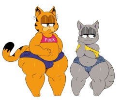 Garfield and Nermal