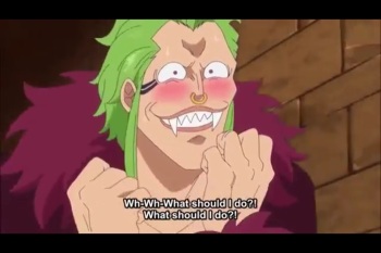 Bartolommeo finally fucks one of Luffy crew cover